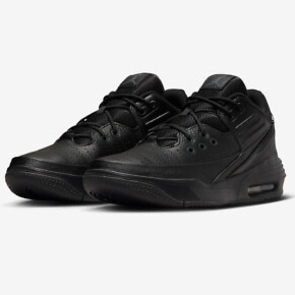 Nike Other - Nike Jordan Max Aura 5 (GS) Black Anthracite Youth Kids Leather Sneakers
